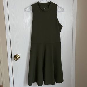 Decree brand womens dress, olive green, size large